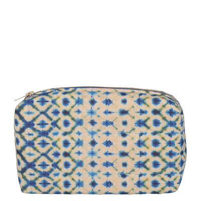 Shibori Cobalt Medium Washbag