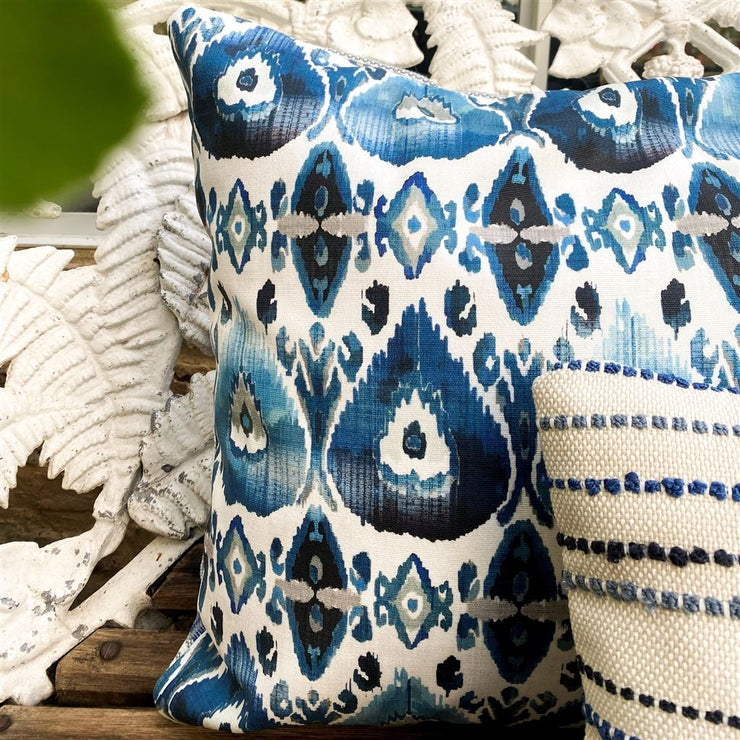 William Yeoward Cuzcita Indigo Outdoor Cushion