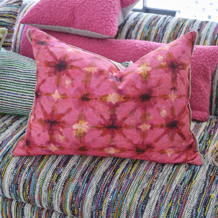 Designers Guild Shibori Fuchsia Cushion