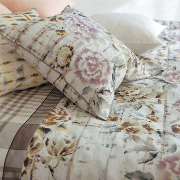 Designers Guild Kyoto Flower Slate Cushion