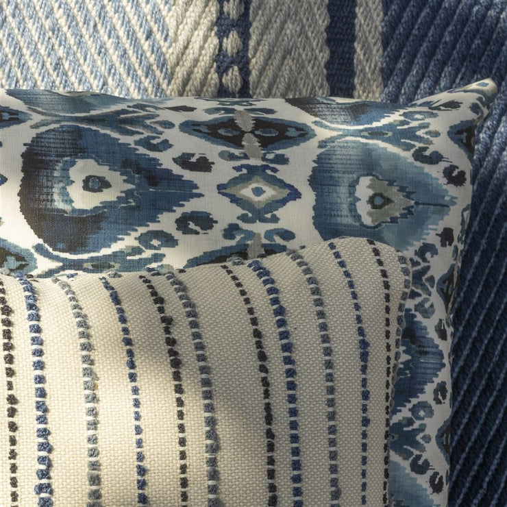 William Yeoward Saldes Indigo Outdoor Cushion