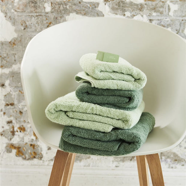 Designers Guild Loweswater Sage Organic Towels