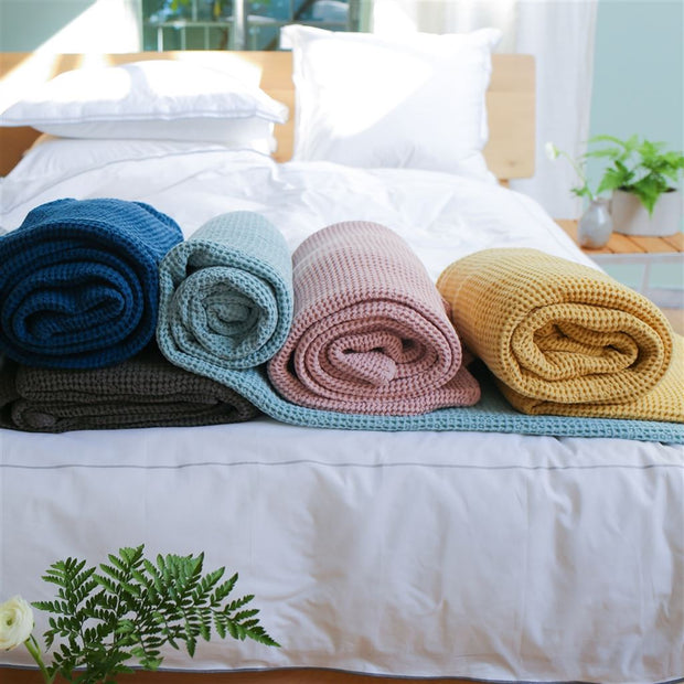 Designers Guild Alba Mimosa Cotton Throw