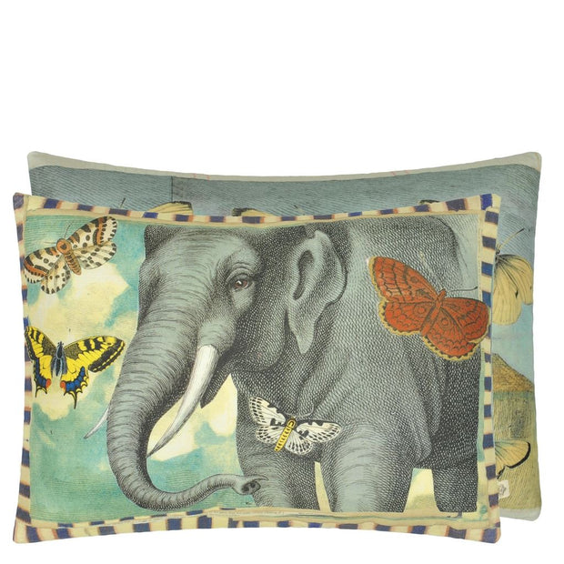 John Derian Elephant's Trunk Sky Cushion