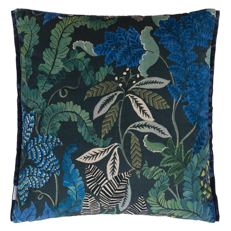 Designers Guild Brocart Decoratif Velours Indigo Cushion