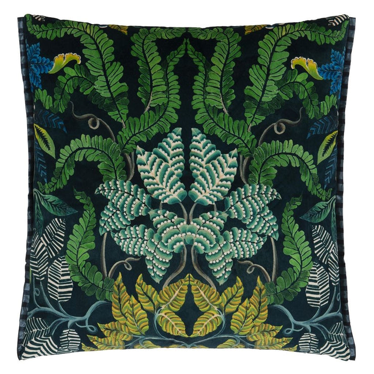Designers Guild Brocart Decoratif Velours Noir Cushion