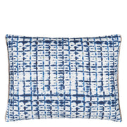 Designers Guild Parquet Batik Indigo Cushion