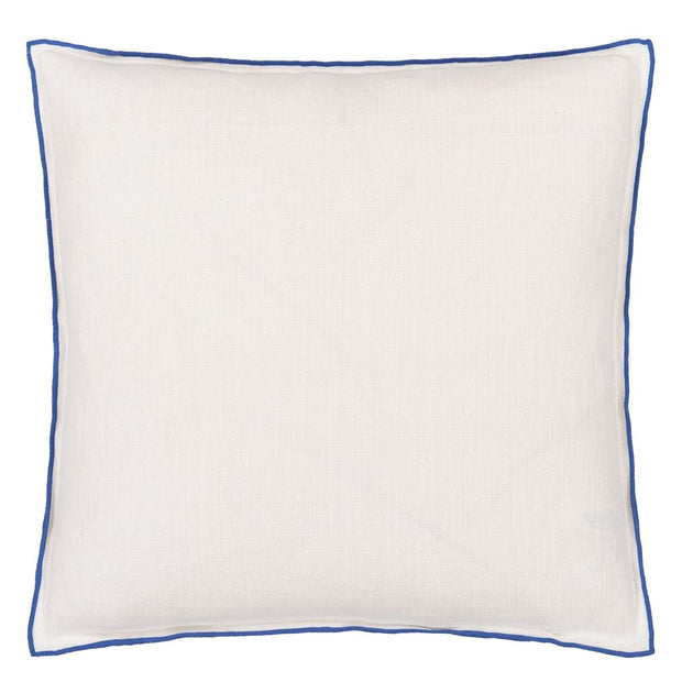 Designers Guild Brera Lino Alabaster & Cobalt Cushion