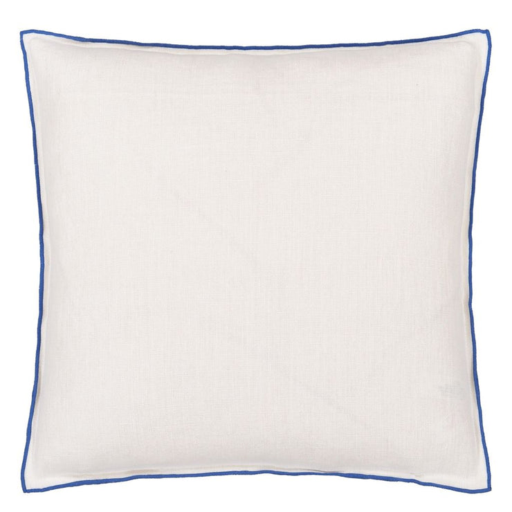 Designers Guild Brera Lino Alabaster & Cobalt Cushion