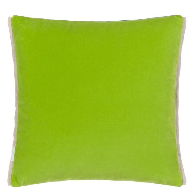 Designers Guild Varese Viridian & Apple Velvet Cushion