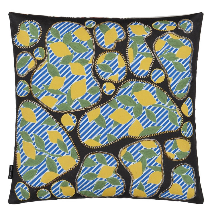 Christian Lacroix Lemon Pebbles Citron Cushion