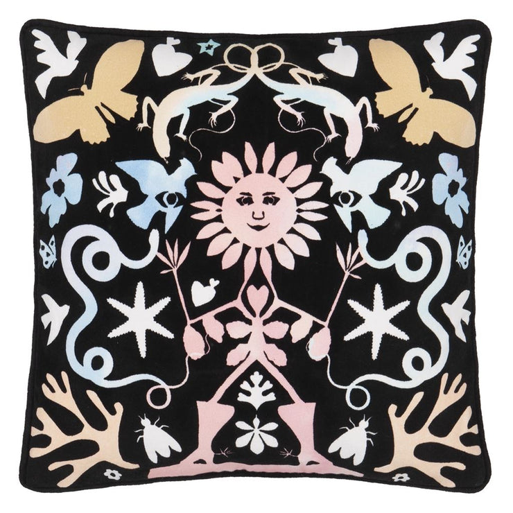 Christian Lacroix Reve De Papier Jais Cushion