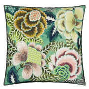 Designers Guild Rose De Damas Jade Cotton/linen Cushion