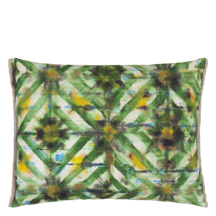 Designers Guild Parquet Batik Forest Cushion