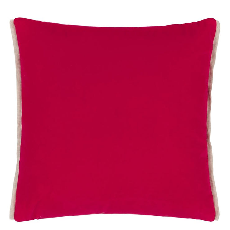 Designers Guild Varese Scarlet & Bright Fuchsia Cushion