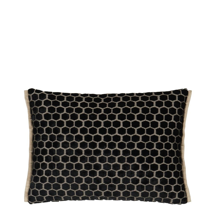 Designers Guild Jabot Noir Cushion