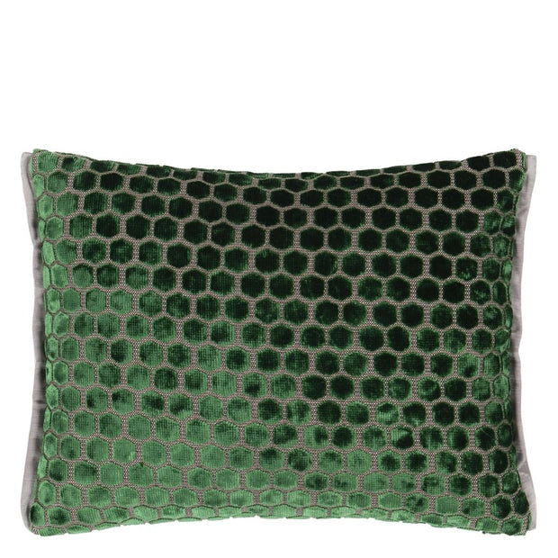 Designers Guild Jabot Emerald Velvet Cushion