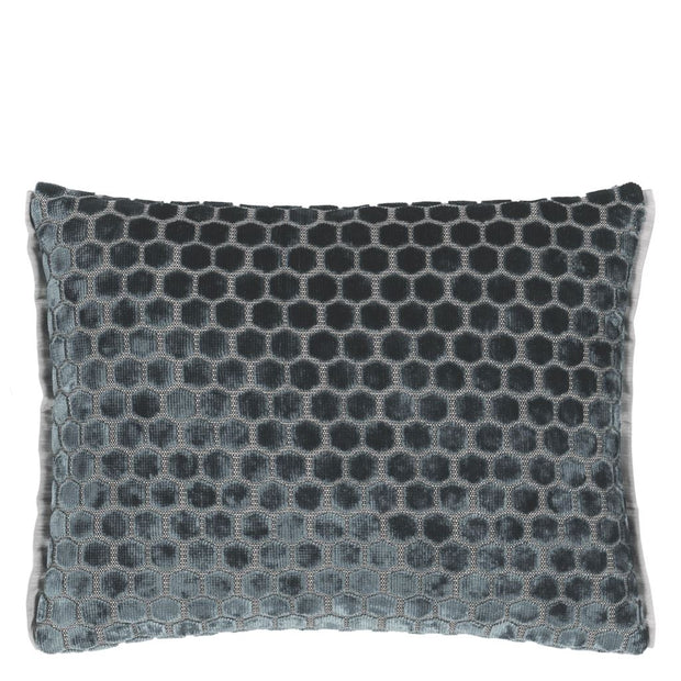 Designers Guild Jabot Moonstone Velvet Cushion