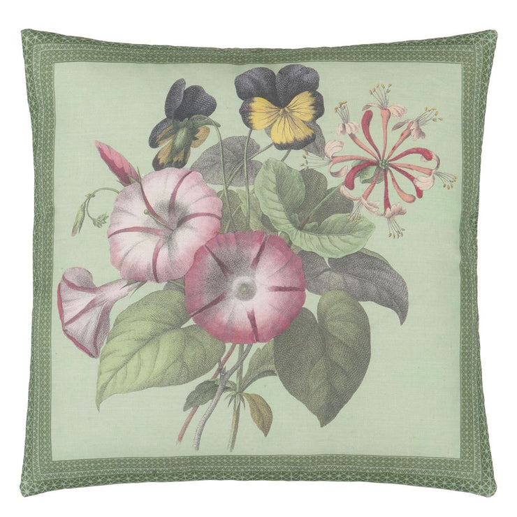 John Derian Botany Sage Cushion