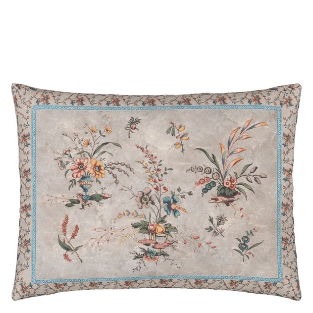 John Derian Vintage Floral Linen Cushion