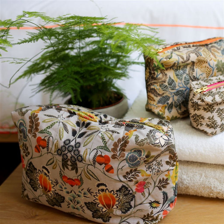 Designers Guild Brocart Decoratif Sepia Large Washbag