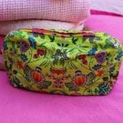 Designers Guild Brocart Decoratif Lime Medium Washbag