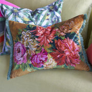 Designers Guild Fleurs D Artistes Velours Terracotta Cushion