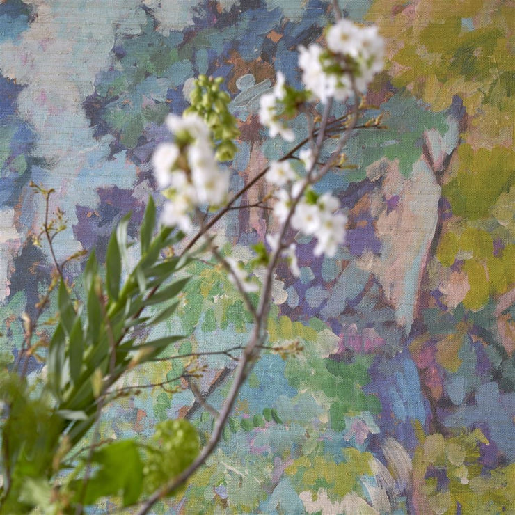 Designers Guild Foret Impressionniste Grasscloth Celadon