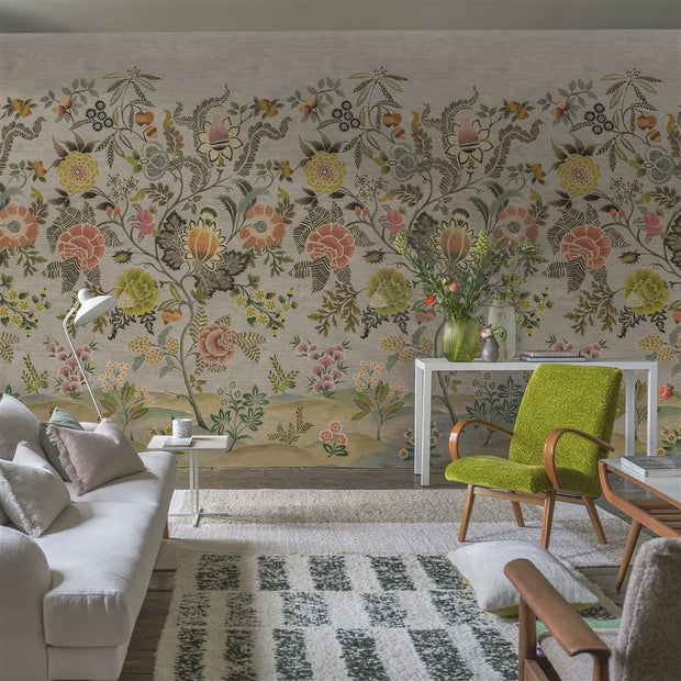 Designers Guild Brocart Decoratif Grasscloth Sepia