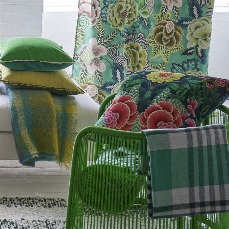 Designers Guild Varese Viridian & Apple Cushion