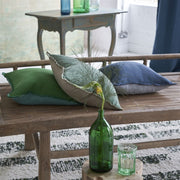 Designers Guild Brera Lino Thyme & Pebble Linen Cushion