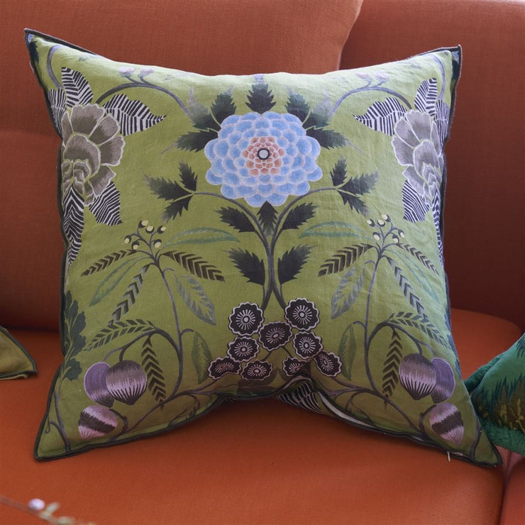 Designers Guild Brocart Decoratif Moss Cushion