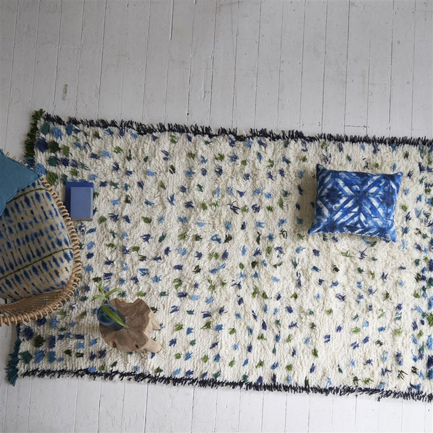 Designers Guild Valais Cobalt Rug