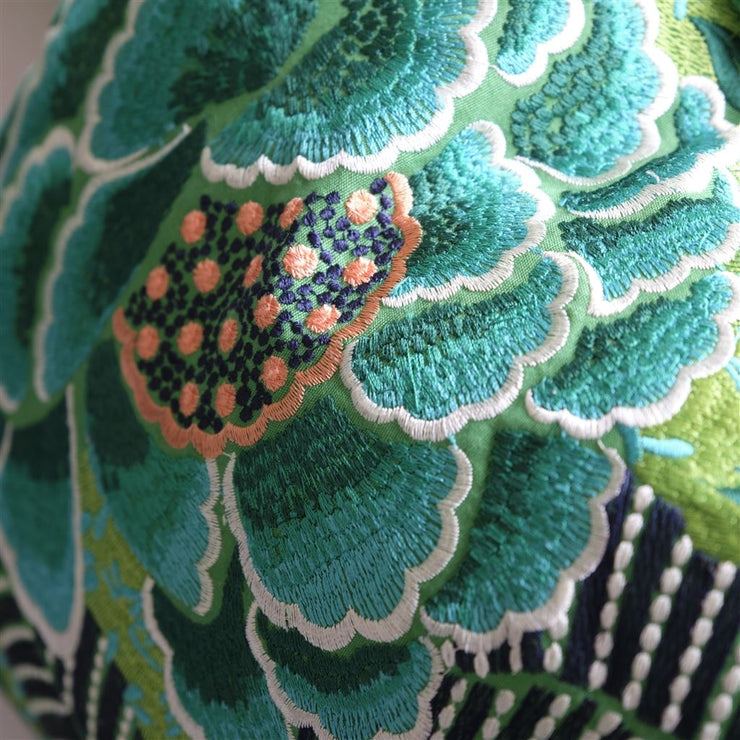 Designers Guild Rose De Damas Jade Cushion