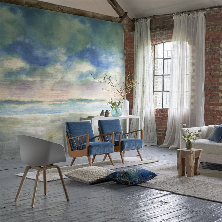 Designers Guild Paysage Marin Grasscloth Sky