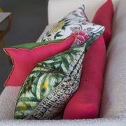 Designers Guild Parquet Batik Forest Cotton Cushion