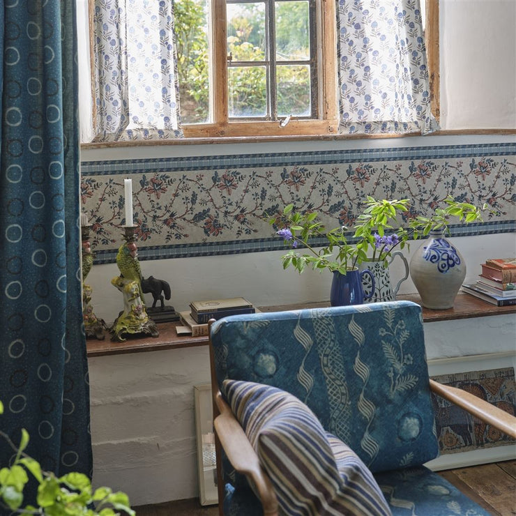 John Derian Pentimento Wide Border Linen