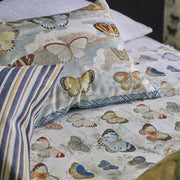 John Derian Butterfly Studies Parchment Cushion