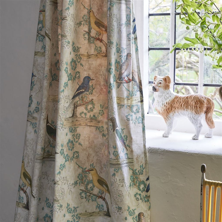 John Derian Wallpaper Birds Parchment