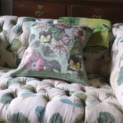 John Derian Botany Sage Cushion