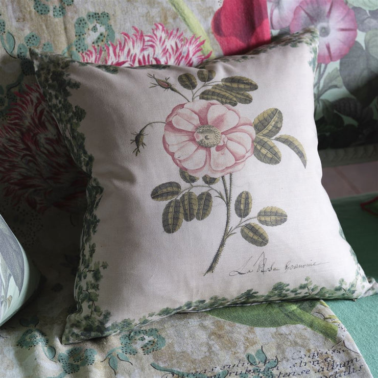 John Derian La Rose Rose Cushion