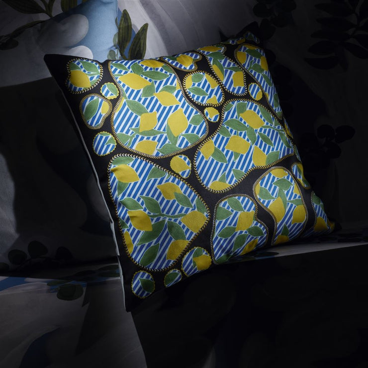 Christian Lacroix Lemon Pebbles Citron Cushion