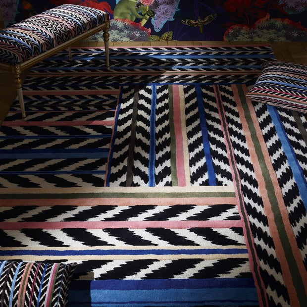 Christian Lacroix Jaipur Stripe Azur Rug