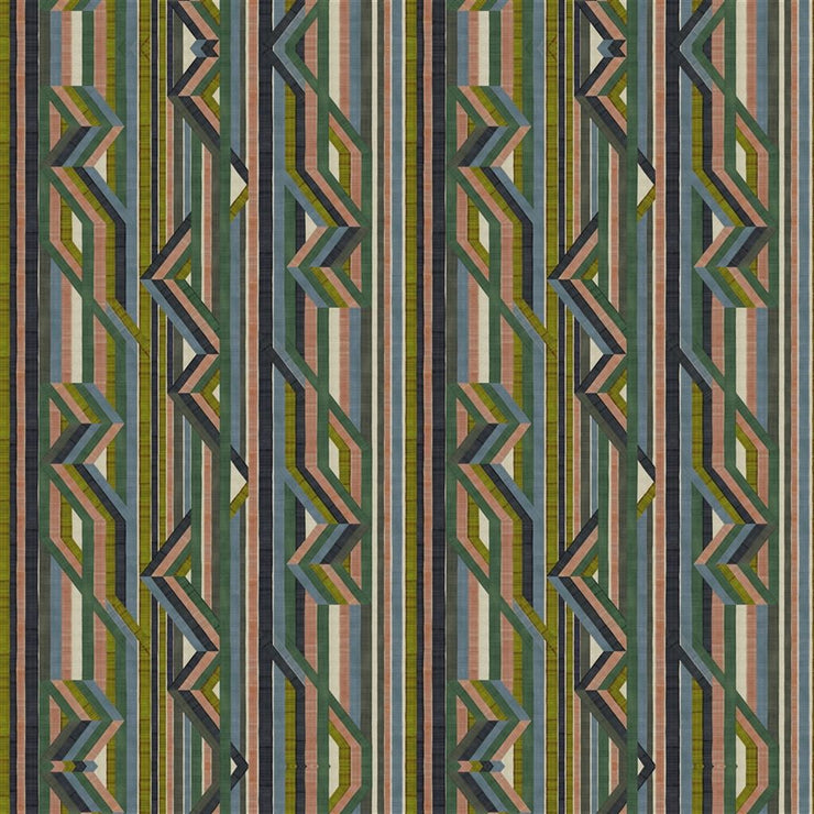 Reflets Sur Le Rhone Grasscloth Vert Riziere