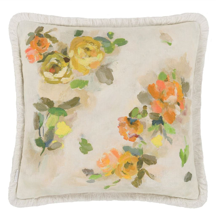 Designers Guild Giardino Di Rose Acacia Linen Cushion