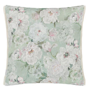 Designers Guild Fleur Blanche Eau De Nil Cotton Cushion