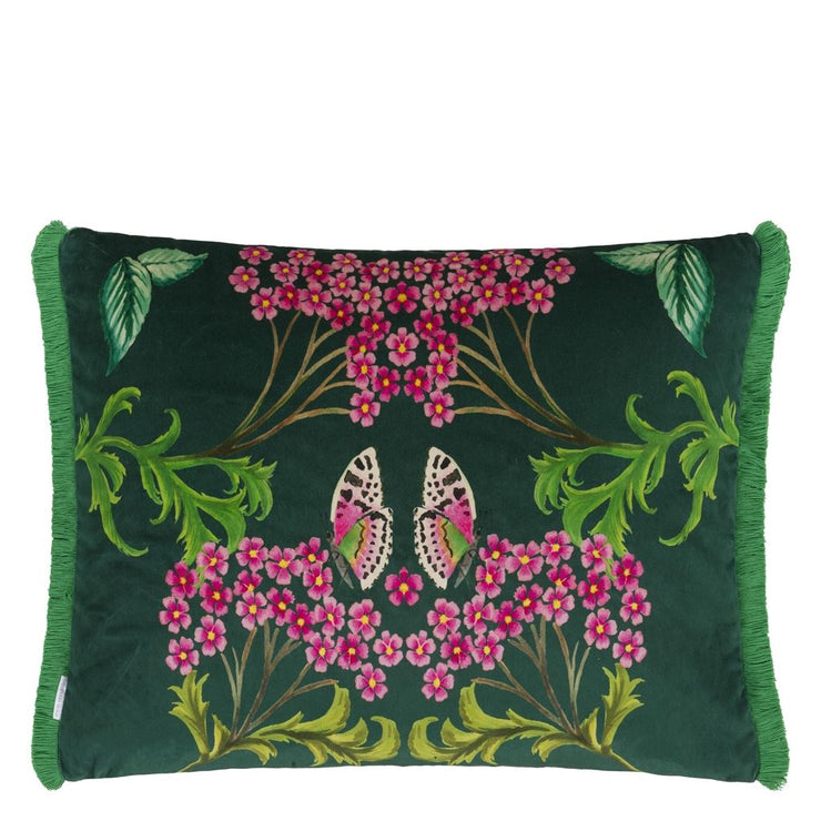 Designers Guild Eleonora Velours Viridian Cushion