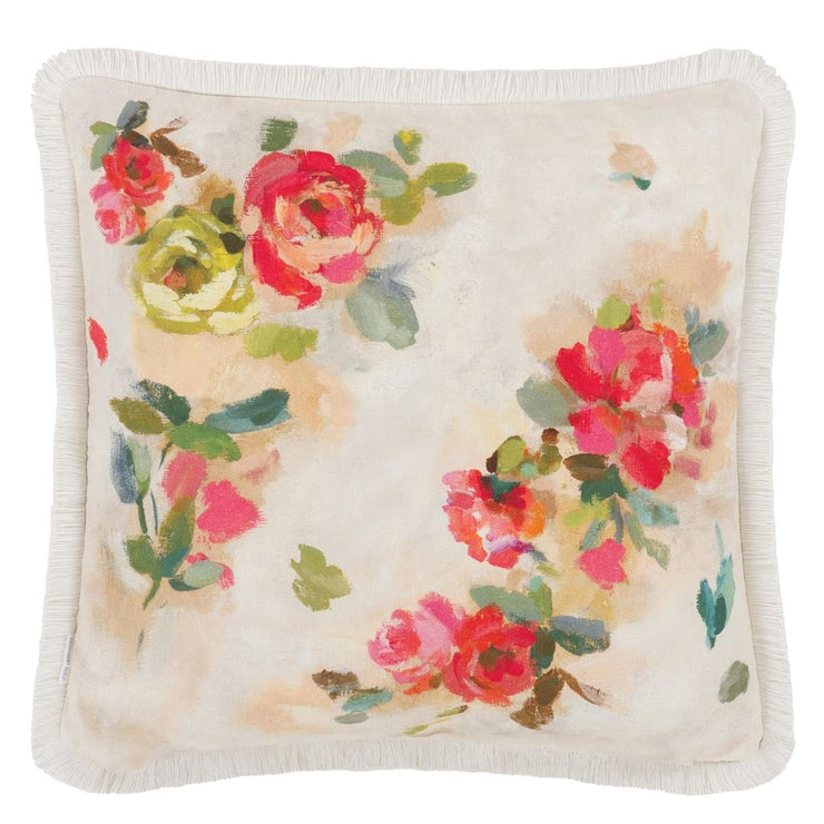 Designers Guild Giardino Di Rose Nasturtium Linen Cushion