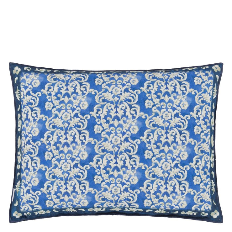 Designers Guild Isolotto Cobalt Cotton Cushion