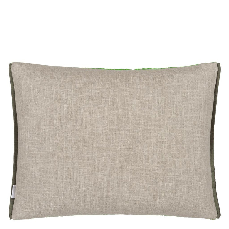 Designers Guild Cartouche Malachite Velvet Cushion